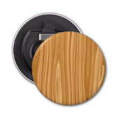 Houten textuur Surface Design-35456 Button Flesopener (Voorkant)