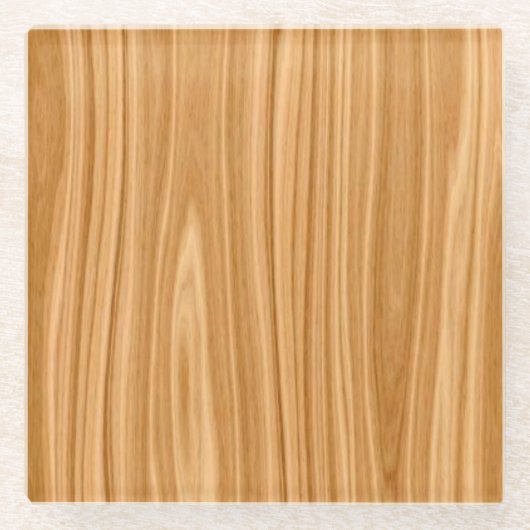 Houten textuur Surface Design-35456 Glazen Onderzetter (Voorkant)