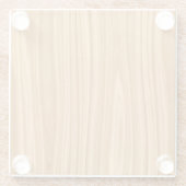Houten textuur Surface Design-35456 Glazen Onderzetter (Achterkant)
