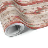  houten textuur USA vlag patriottisch juli 4 Cadeaupapier (Rol Hoek)