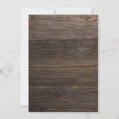 Houten Tractor Verjaardag uitnodiging (Achterkant)