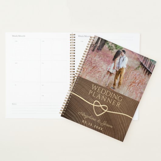 Houten Trouwfoto Planner (Display)