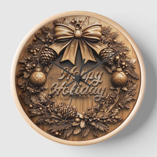 houten vakantiekrans (Voorkant)