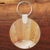 Houten vat sleutelhanger (Voorkant)