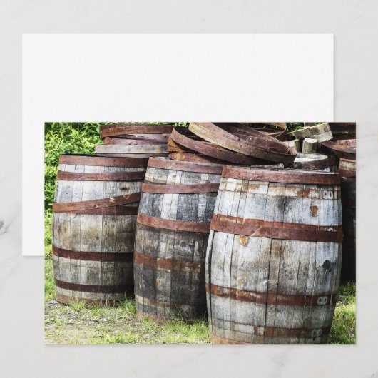 Houten Vatvaten Kaart (Voorkant / Achterkant)