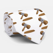 Houten veilingplatform stropdas (Opgerold)