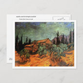 Houten vellen (F623) Van Gogh Fine Art Briefkaart (Voorkant / Achterkant)