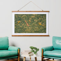 Houten Verdure Linnen Wandtapijt