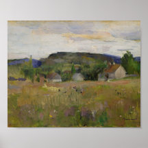 Houten Village Natuur Wall Art Print