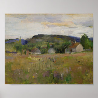 Houten Village Natuur Wall Art Print