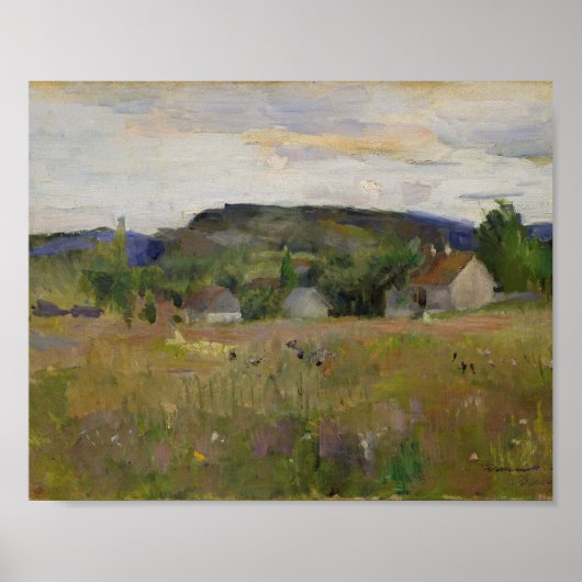 Houten Village Natuur Wall Art Print (Voorkant)