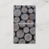 HOUTEN VISIEKAART VISITEKAARTJE (Achterkant)