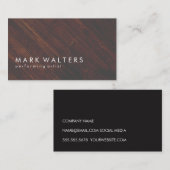 Houten Visitekaartje (Voorkant / Achterkant)