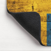 Houten vlag Zweden Muismat (Hoek)
