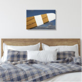 Houten Vliegtuig Propeller Canvas Afdruk (Insitu (Slaapkamer))