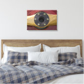 Houten Vliegtuig Propeller Canvas Afdruk (Insitu (Slaapkamer))