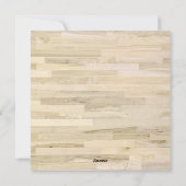 Houten vloer beste vader ooit 3 foto collage vader feestdagenkaart (Achterkant)