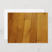 Houten vloer briefkaart (Voorkant / Achterkant)