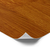 Houten vloer poster (Hoek)