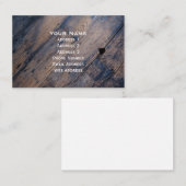  houten vloer visitekaartje (Voorkant / Achterkant)