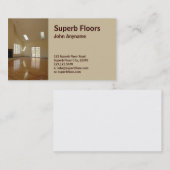 houten vloer visitekaartje (Voorkant / Achterkant)