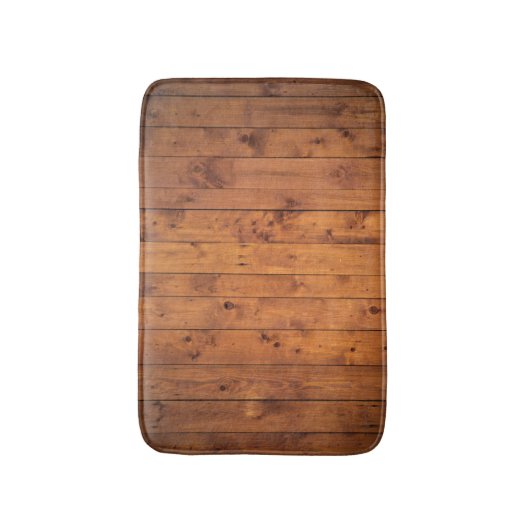 Houten vloerbedekking badmat (Voorkant Verticaal)
