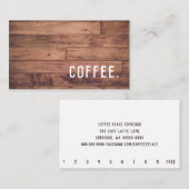 Houten vloerbedekking Eenvoudige Loyalty Coffee Pu (Voorkant / Achterkant)