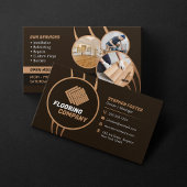 Houten Vloeren Diensten Commerciële Vloeren & Tege Visitekaartje