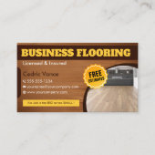Houten vloeren Installatie Service Fotovloeren Visitekaartje (Voorkant)