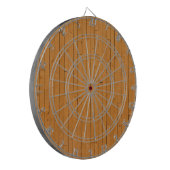 Houten vloerplaten dartbord (Voorkant Links)