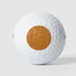 Houten vloerplaten golfballen