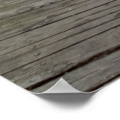 Houten voetgangersbrug poster (Hoek)