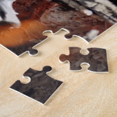 houten vuur legpuzzel (Zijkant)