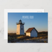 Houten vuurtoren briefkaart (Voorkant / Achterkant)