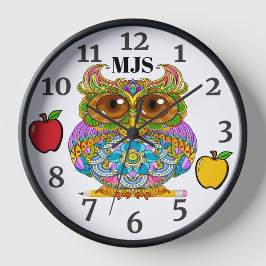 Houten wandklok (Voorkant)