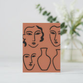 Houten wandkunst briefkaart (Staand voorkant)