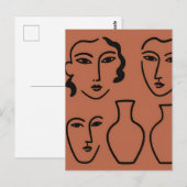 Houten wandkunst briefkaart (Voorkant / Achterkant)