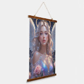 Houten wandtapijt hangend wandkleed (Gebogen)