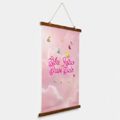 Houten wandtapijt hangend wandkleed (Gebogen)