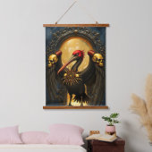 Houten wandtapijt hangend wandkleed (Slaapkamer)