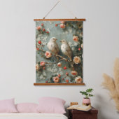 Houten wandtapijt hangend wandkleed (Slaapkamer)