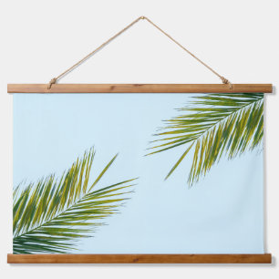 Houten wandtapijt hangend wandkleed