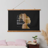 Houten wandtapijt hangend wandkleed (Slaapkamer)