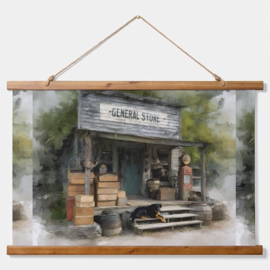 Houten wandtapijt hangend wandkleed (Voorkant)