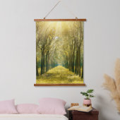 Houten wandtapijt met frame hangend wandkleed (Slaapkamer)