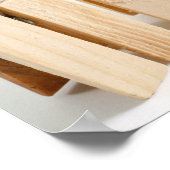 Houten wasknuppels poster (Hoek)