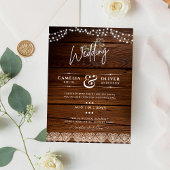 Houten weckpot lantaarns met gipsophila bruiloft d flyer