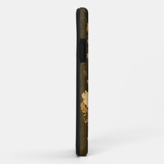 Houten Wereldkaart Case-Mate iPhone Case (Achterkant/rechts)