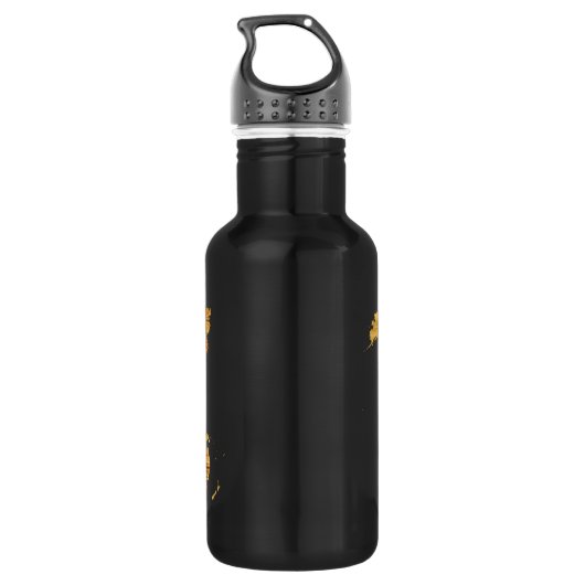 Houten Wereldkaart Waterfles (Achterkant)