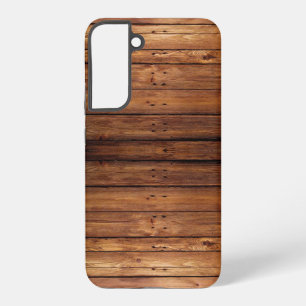 houten/westerse/rustieke Samsung galaxy hoes Hoesje